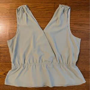 Banana Republic Faux Wrap Sleeveless Blouse
